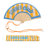 Hand fan "summer club"