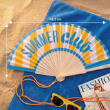Hand fan "summer club"