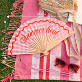 Hand fan "summer heat"