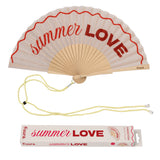 Hand fan "summer love"