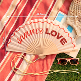 Hand fan "summer love"