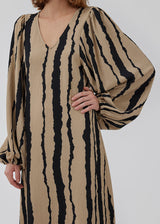 HarlandMD Print Dress - Torn Lines