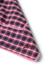 Headscarf - Magenta Check