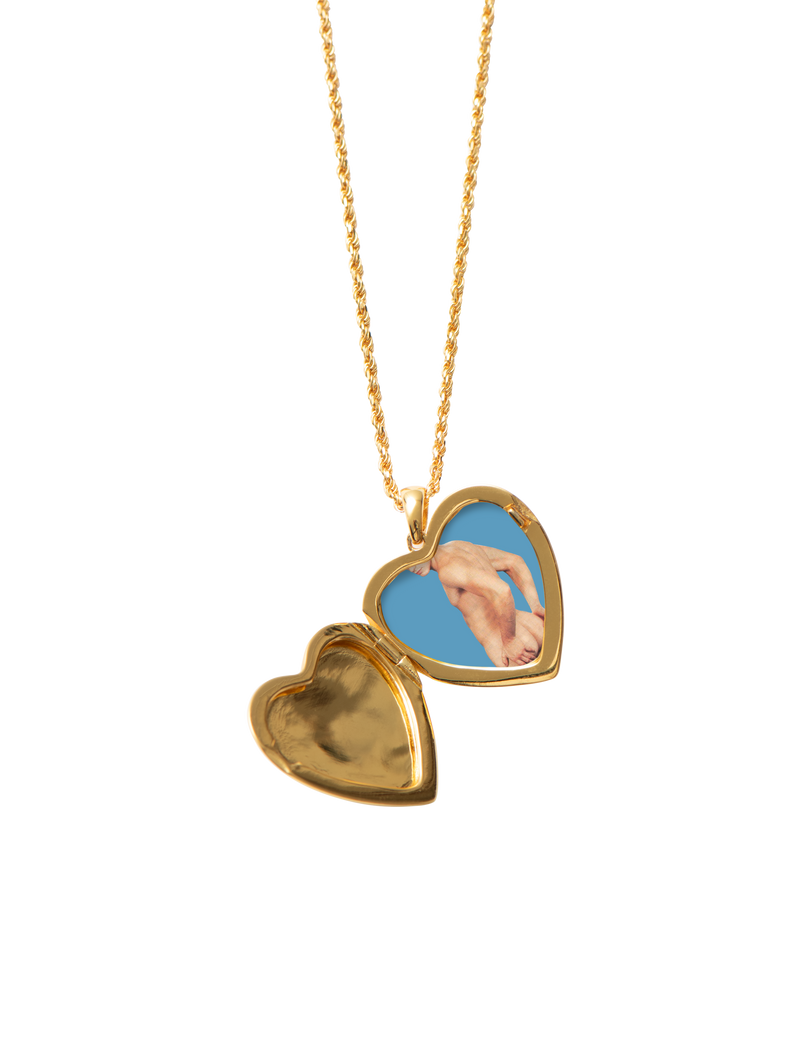 Hello, Hot Stuff Necklace : Gold