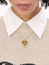 Hello, Hot Stuff Necklace : Gold