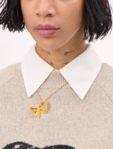 Hello, Hot Stuff Necklace : Gold