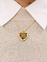Hello, Hot Stuff Necklace : Gold