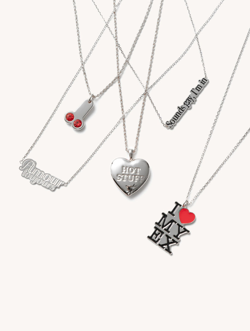 Hello, Hot Stuff  Necklace : Silver