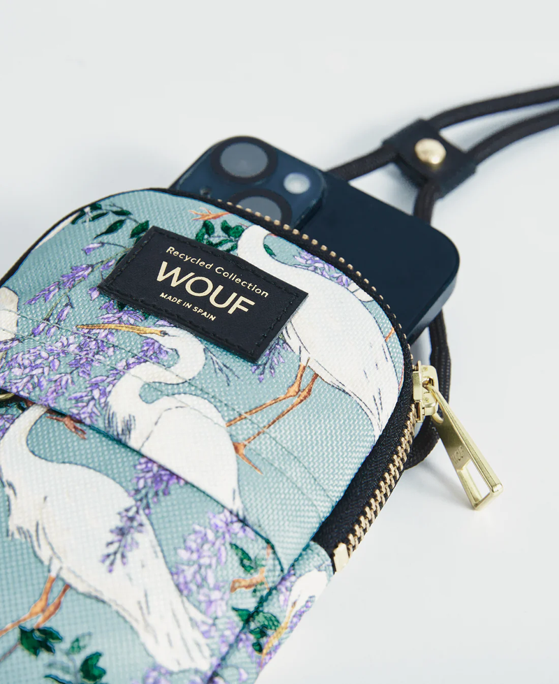 Heron Crossbody Phone Bag