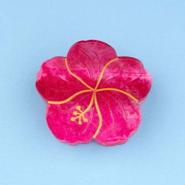 Hibiscus hair claw