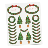 Holiday Decorative Stickers Sheet