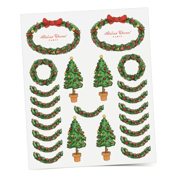 Holiday Decorative Stickers Sheet