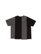 Paneled Logo Tee - Washed Black