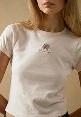 IM JUST A GIRL BABY TEE - BLUSH