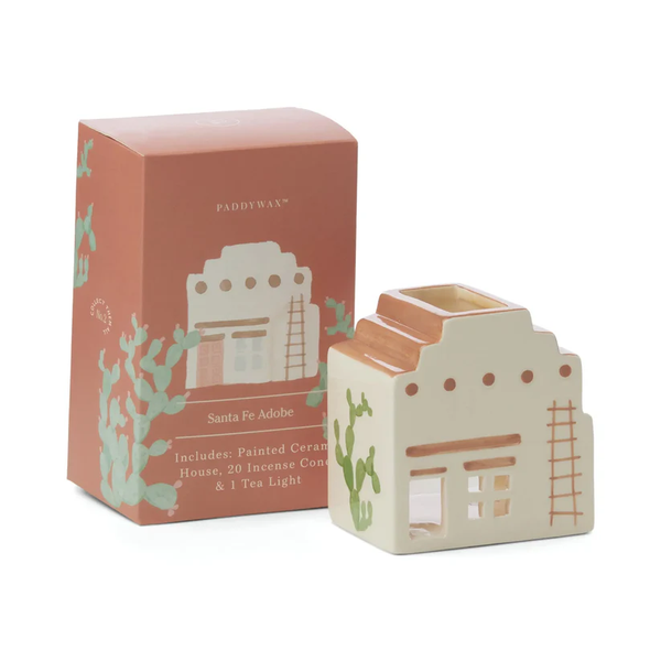 PADDYWAX 03 Santa Fe Adobe Incense Tea Light Holder