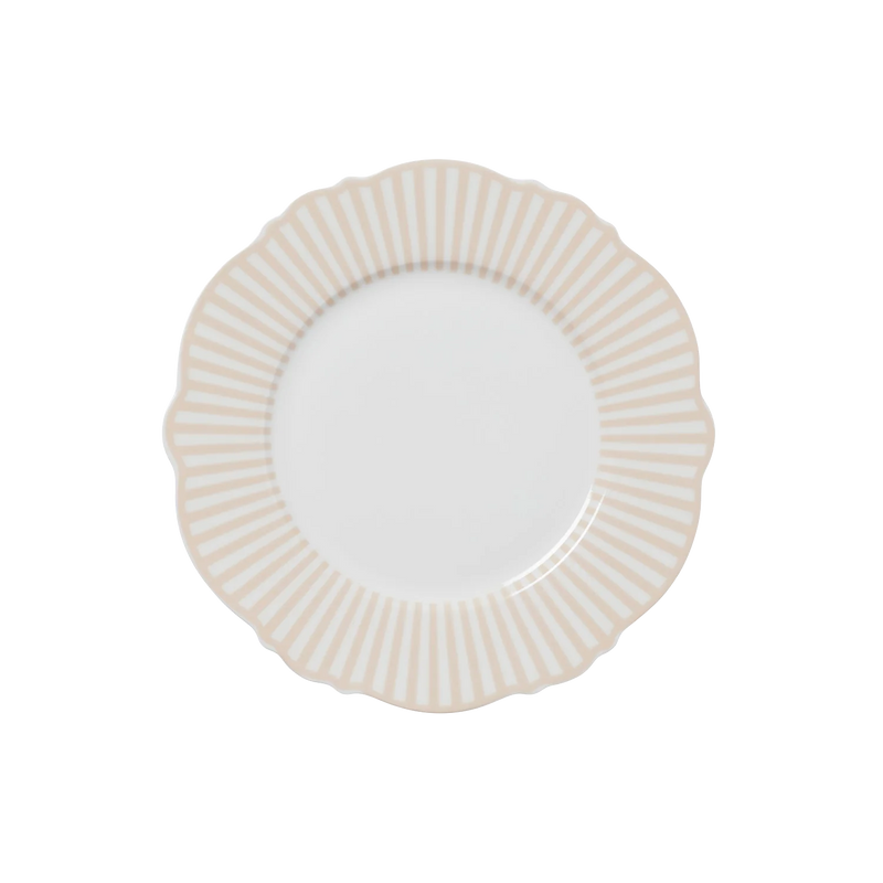 Beige Wave Side Plates Set of 4