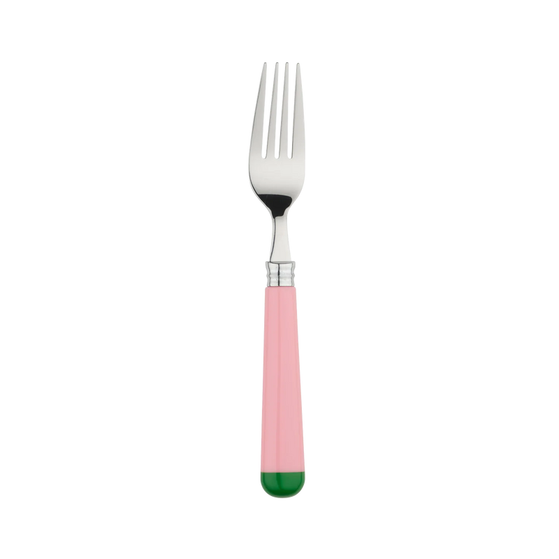 Pink Green Dipped Cutlery Set of 16