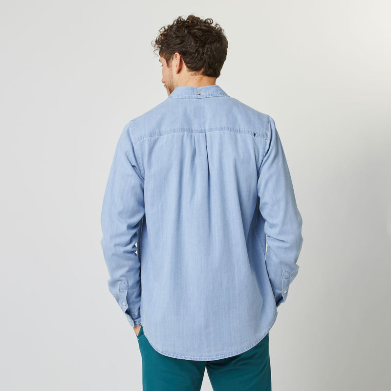 IVOY SHIRT COTTON - LIGHT DENIM