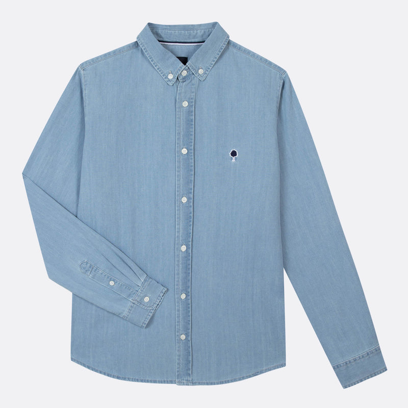 IVOY SHIRT COTTON - LIGHT DENIM