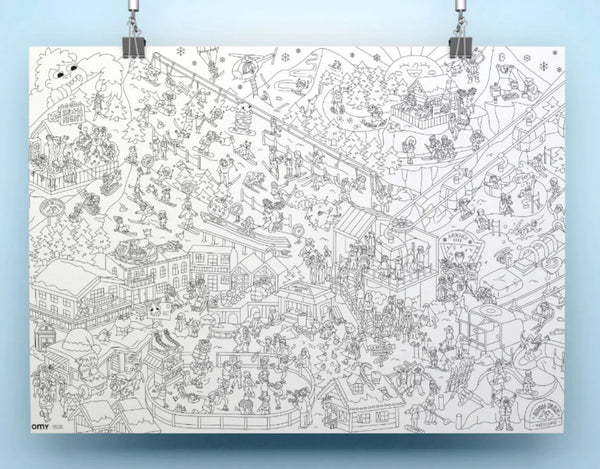 I LOVE winter - Giant poster