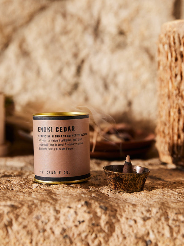 Incense Cones - Enoki Cedar