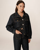 JACKET DARK BLUE PRIMROSE
