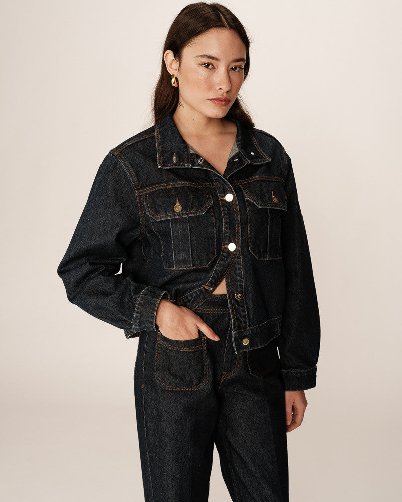 JACKET DARK BLUE PRIMROSE