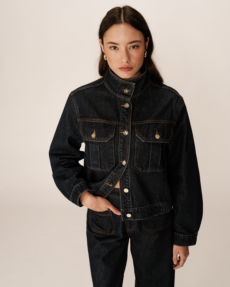 JACKET DARK BLUE PRIMROSE