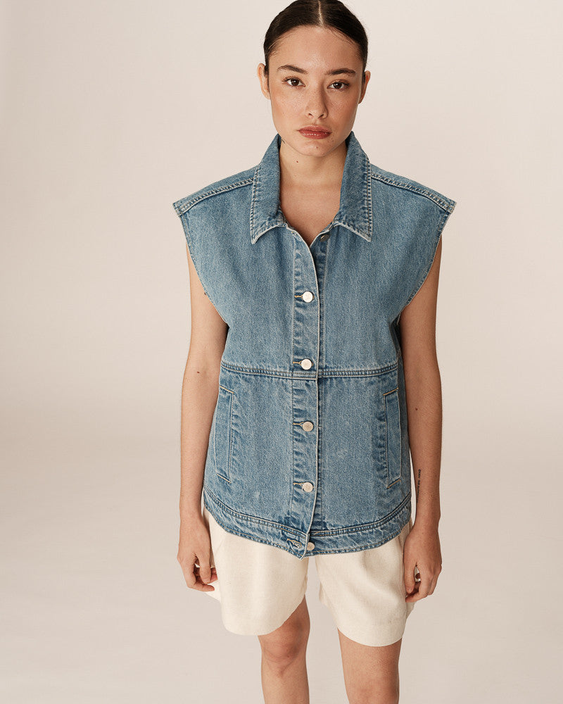 JACKET LIGHT BLUE PAULETTE