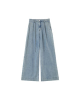 JEANS SKY BLUE POMPON