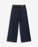 High-waist loose cropped jeans darkblue Joe