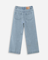 High-waist loose cropped jeans skyblue Joe