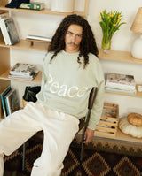 JUMBO WORDMARK CREWNECK - SAGE