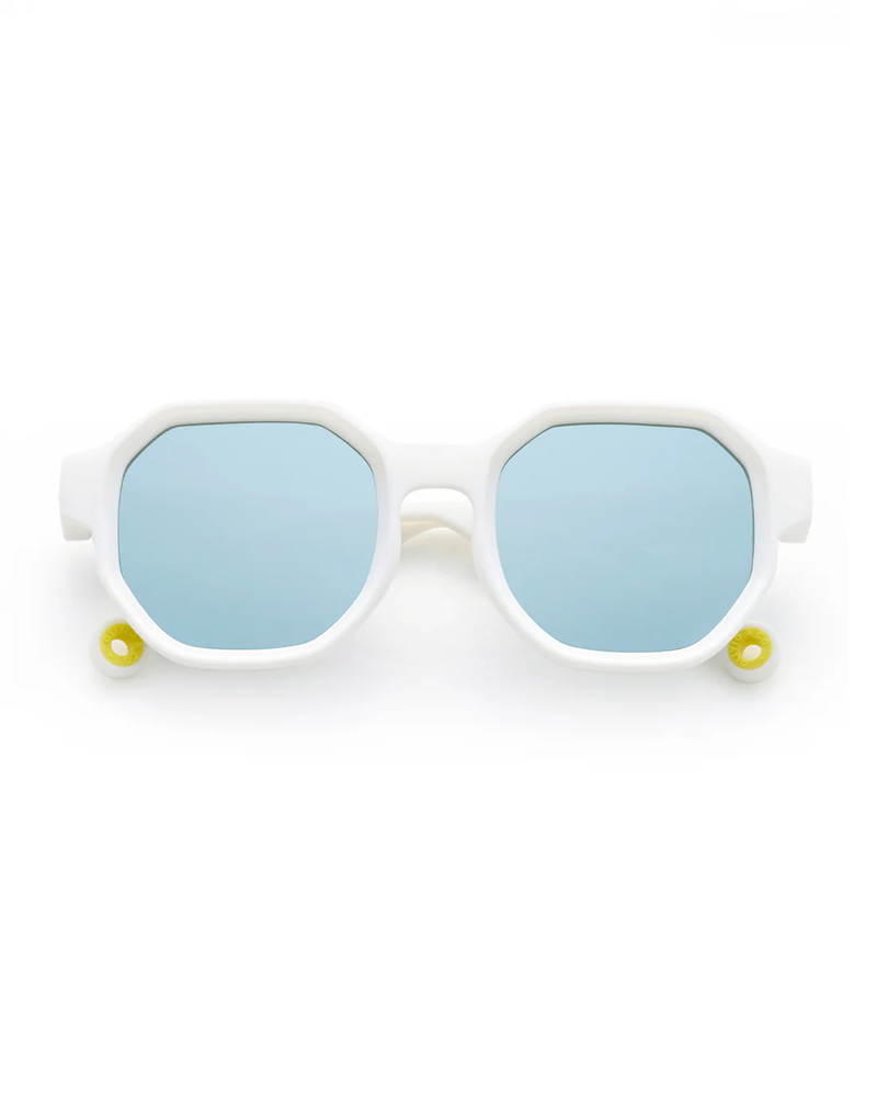 JUNIOR+ Creative Edition D Sunglasses-Cloud White