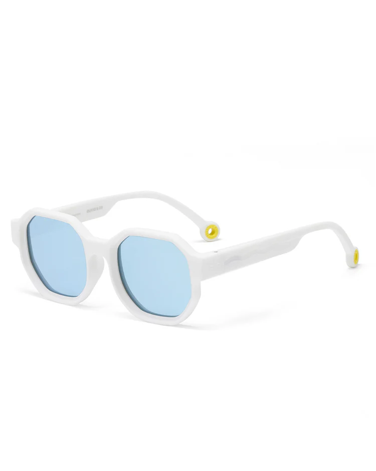 JUNIOR+ Creative Edition D Sunglasses-Cloud White