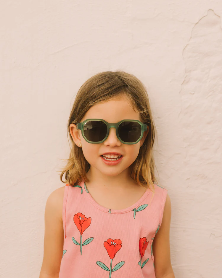 JUNIOR+ Creative Edition D Sunglasses-Olive Green