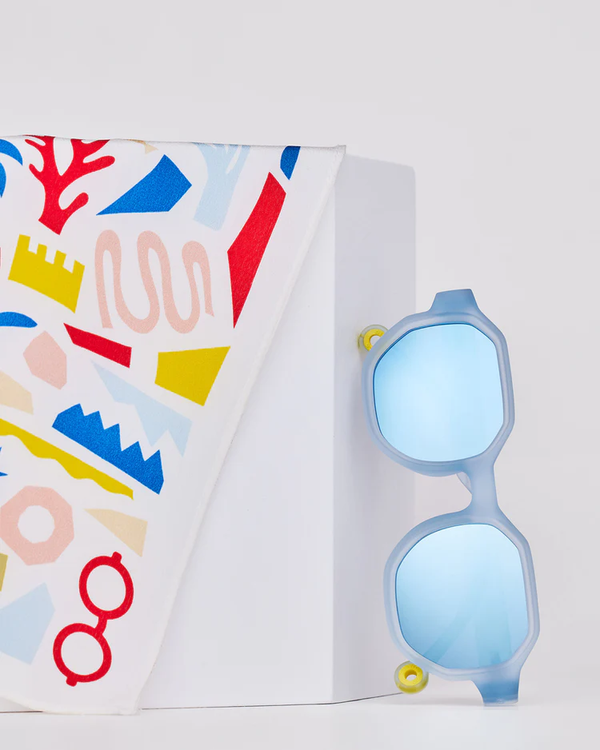 JUNIOR+ Creative Edition D Sunglasses-Sky blue