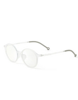 JUNIOR Oval Screen Glasses-Foggy White