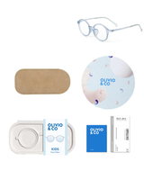 JUNIOR Oval Screen Glasses-Sky Blue