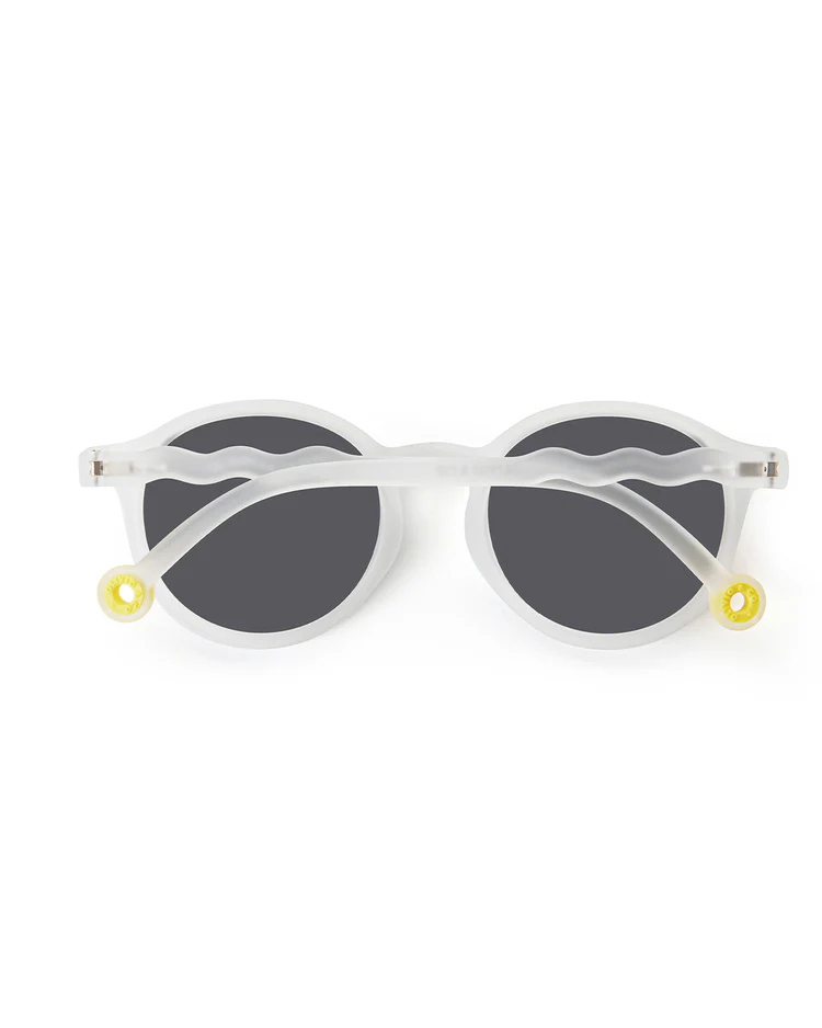 JUNIOR Oval Sunglasses-Jellyfish White