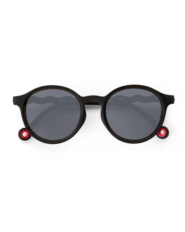 JUNIOR Oval Sunglasses-Squid Black