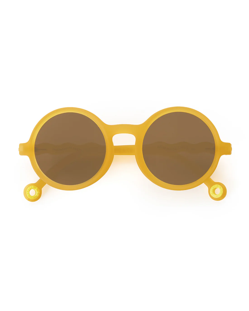 JUNIOR Round Sunglasses-Citrus Yellow