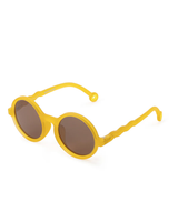 JUNIOR Round Sunglasses-Citrus Yellow