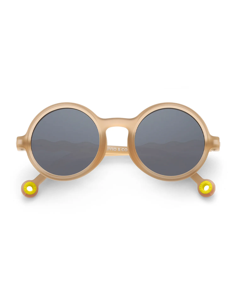 JUNIOR Round Sunglasses-Sand beige