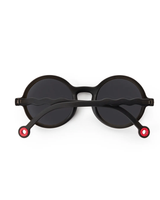 JUNIOR Round Sunglasses-Squid Black