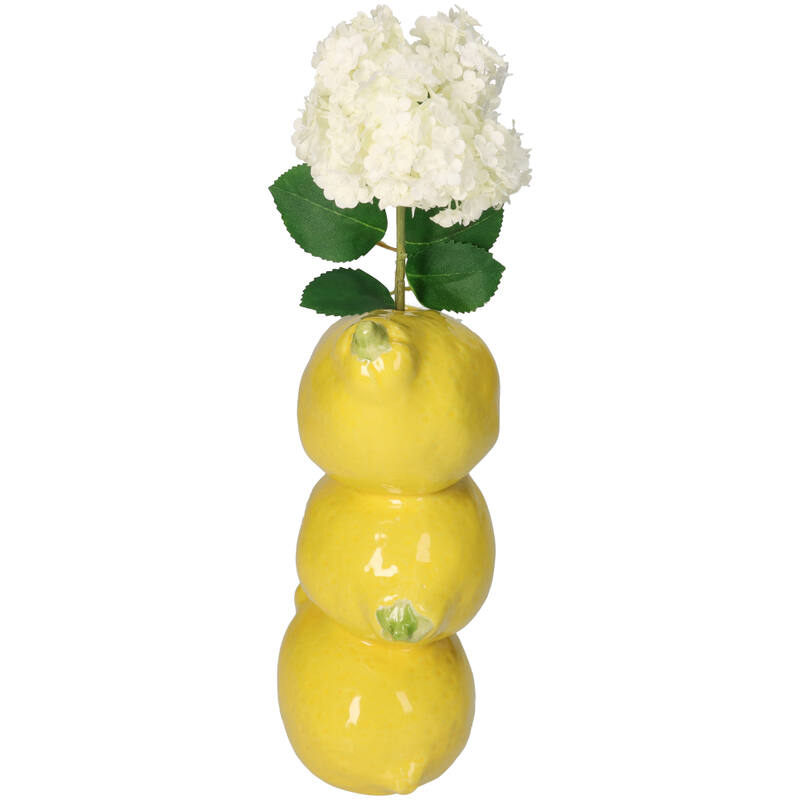 KERSTEN Vase Lemon Yellow 20cm