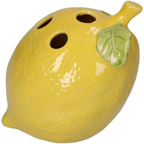 KERSTEN Vase Lemon Yellow 15cm