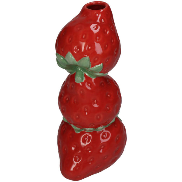 KERSTEN Vase Strawberry Red 18cm