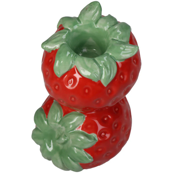 KERSTEN Candle Stick Strawberry Red 12cm