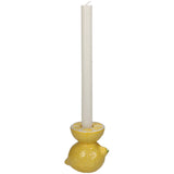KERSTEN Candle Stick Lemon Yellow 10cm